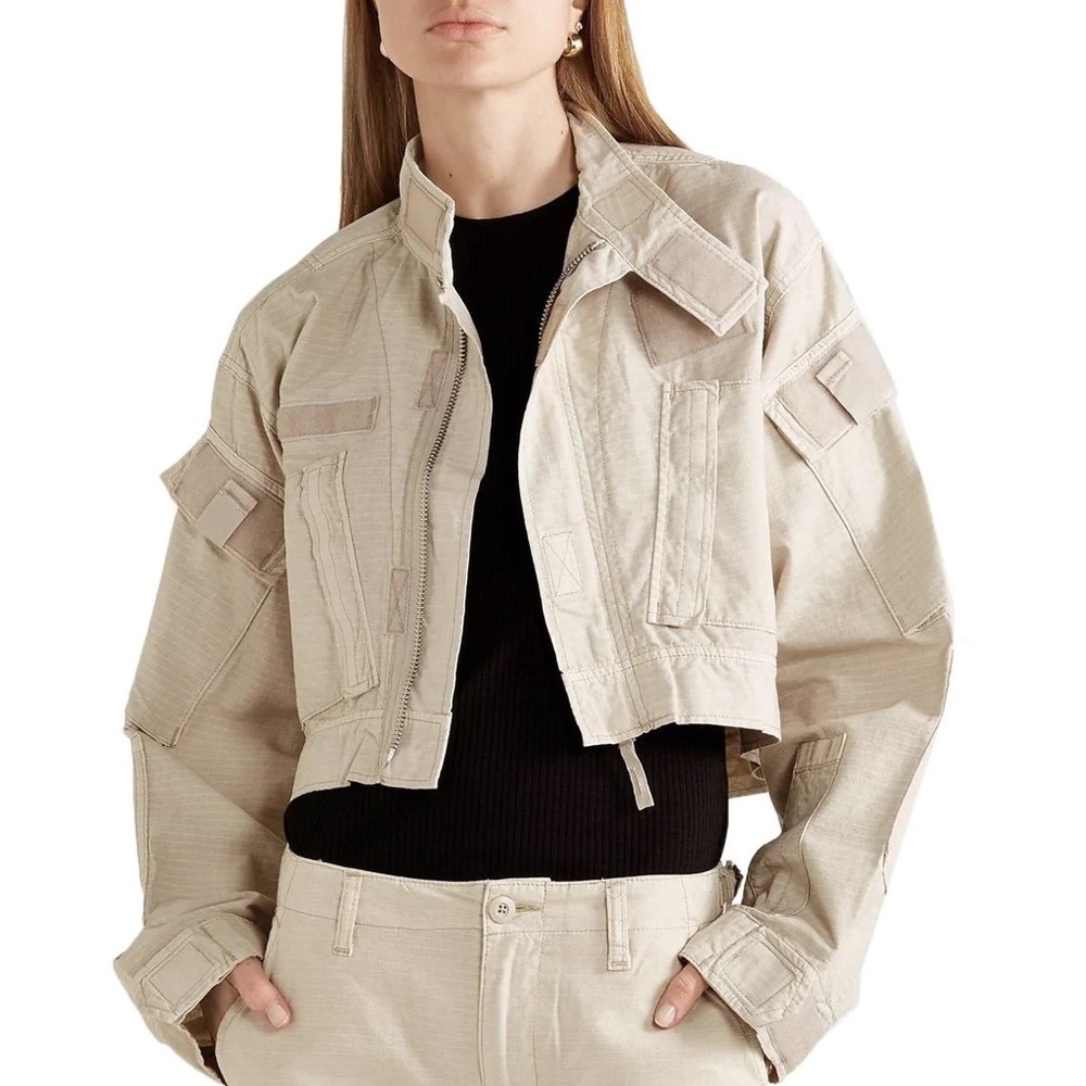 Re/done cropped jacket